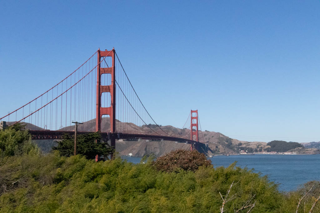 Golden Gate Bridge from Golden Gate Welcome Center