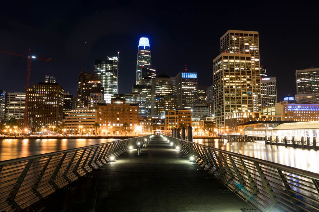 San Francisco Night Photography from Pier 14